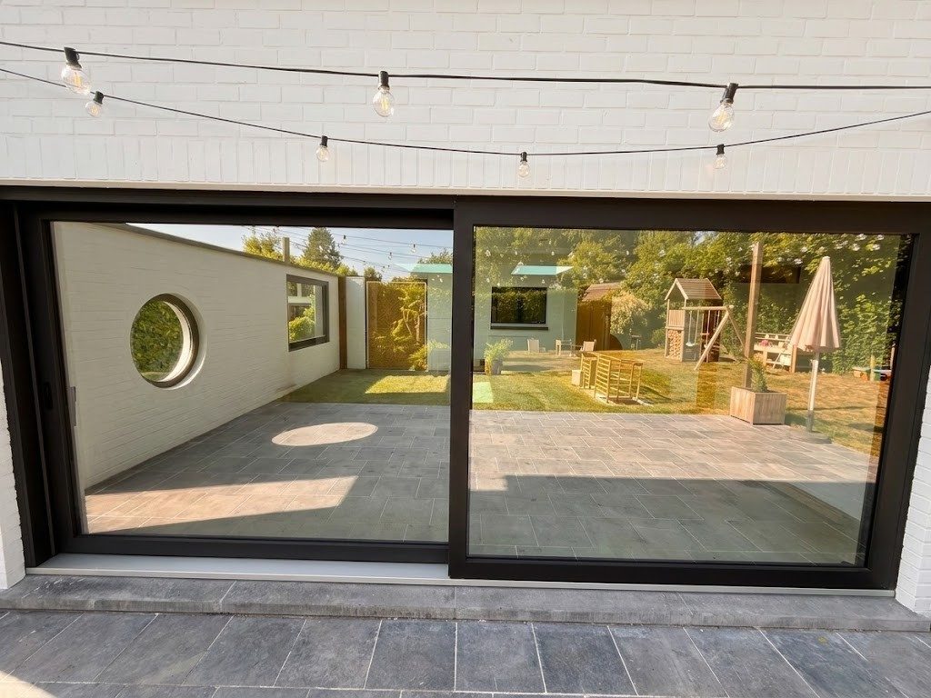 Coulissant grande largeur sur terrasse