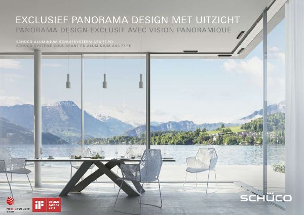 Couverture — Schüco ASS 77 PD — Panorama Design